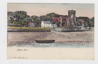 Old Card Of Angle Village Pembroke 1906 Pembrokeshire Milford Haven