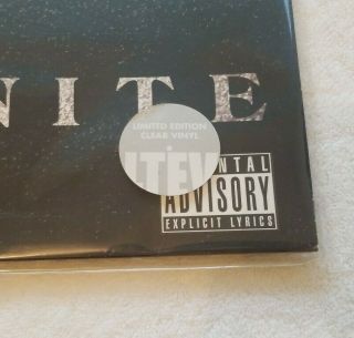 Eminem Infinite Frosted Clear Vinyl 2015 Hip Hop Rap Import UK LP LETV311LP rare 3