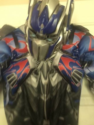 MARVEL TRANSFERS OPTIMUS PRIME HALLOWEEN COSTUME DRESS UP SZ L 10 - 12 WITH MASK 3