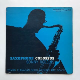Sonny Rollins Saxophone Colossus Prestige 7079 Rvg Dg Jazz Vinyl Lp Max Roach