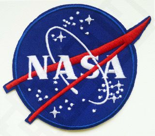 Usa Nasa Patch 5 " Vintage Classic Embroidered Colors: Iron - On Sew - On