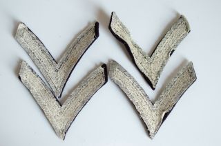 9 - WWII Era US Army Private 1st Class Stripe Chevrons Military Patches WW2 3