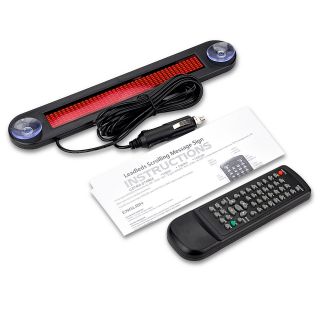 Dc 12v Remote Led Taxi Sign Programmable Scrolling Message Display Board for Car 3