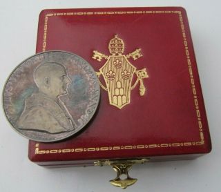 Vatican: Paul VI 999 SILVER Annual Medal 1964 UNIQUE ONE OF KIND 44MM 3