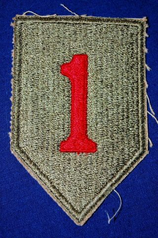 Wwii Era 1st Infantry Division Patch