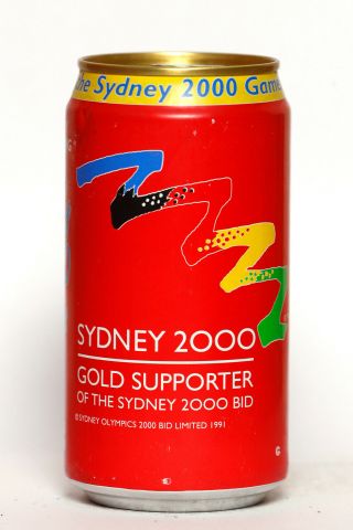 1991 Coca Cola Can From Australia,  Sydney Olympics 2000 Bid