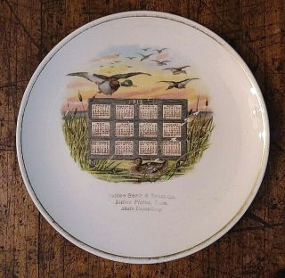 Tellico Plains,  Tennessee Bank & Trust Co. ,  1911 China Calendar Plate