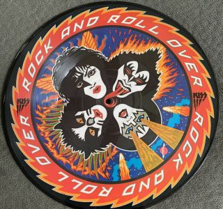 Kiss Rock And Roll Over Numbered Picture Disc Holland No.  600 Limited Vinyl Lp