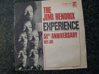 Jimi Hendrix Experience Hey Joe/ 51st Anniversary 45 Single Pressing