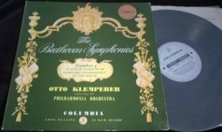 Otto Klemperer - Beethoven: Symphony No.  4 Lp Columbia Sax 2354 Uk 1g/1g Ed1