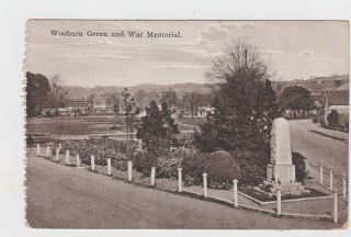Old Postcard Wooburn Green War Memorial Around 1925 Bucks High Wycombe