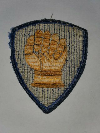 Wwii Us Army 46th Infantry Division German Made Patch A Beauty