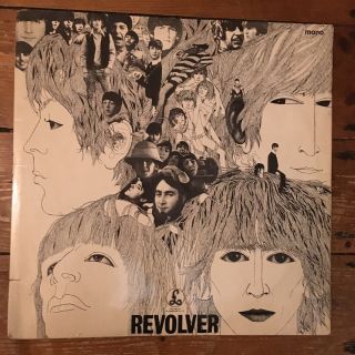 The Beatles - Revolver - 1st Press Vinyl Lp Yellow/black Xex 606 - 1 Xex 605 - 2