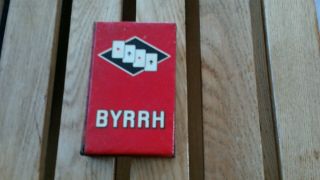 Ancienne Boîte En Tôle " Byrrh " (boîte Pour Cartes à Jouer) (années 50) Port
