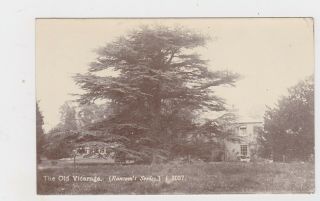 Real Photo Card Old Vicarage Around Duxford Cambridge Royston 1923