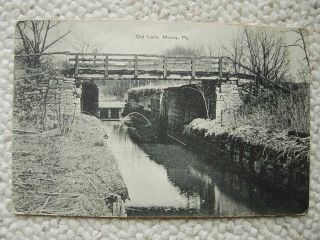 Muncy Pa - Old Canal Lock - Bridge - Pennsylvania - Lycoming County