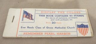 Wwii Ever Ready Class Of Grove Methodist Church Display The Color Stamps