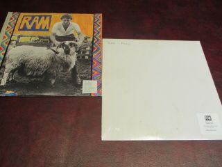 Paul Mccartney Ram Previously Unreleased Mono Issue,  2 Lp Stereo 180 Gram Set