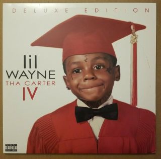 Tha Carter Iv Lil Wayne Deluxe Edition - Dual Lp Red Vinyls Rare Hard To Find