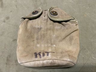 82n Wwi Wwii Us M1910 Canteen Carrier Cover - Od 3