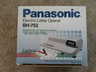 Panasonic Electric Letter Opener Office Equipment Bh - 752