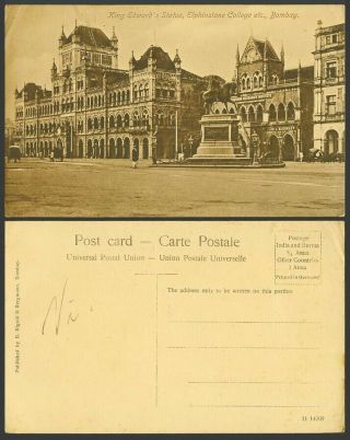 India Old Postcard King Edward 