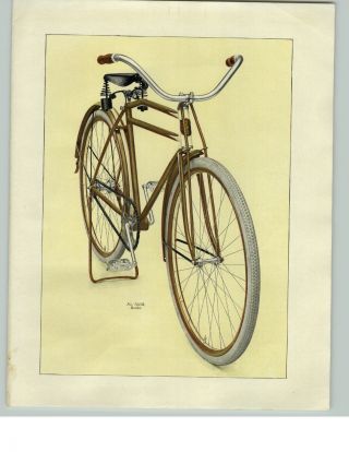 1919 Paper Ad 2 Page Rev - O - Noc Rookie Bicycle Ovb Our Very Best Color