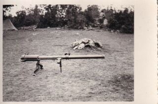 Snapshot Photo 88th Division 57mm Recoilless Rifle 1948 Trieste Italy 6