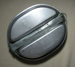 Ww2 1944 Us Military Army & Marines Mess Kit Pan & Lid - Made By E.  A.  Co.