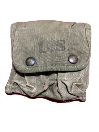 Wwii Ww2 Us Army/usmc M2 1944 Jungle First Aid Kit Pouch Serial Number