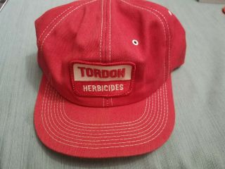 Tordon Herbicides Truckers Hat Vintage Snapback Farmer Cap K Brand Usa Farm Red