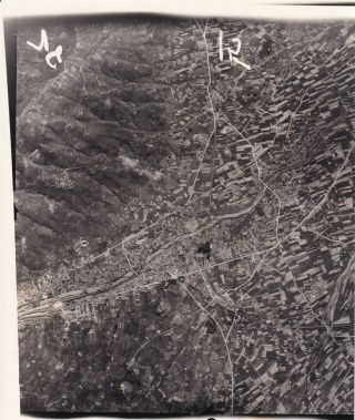 Aerial Photo 320th Bomb Group Grizzano Railroad Viaduct 1944 Italy 36c
