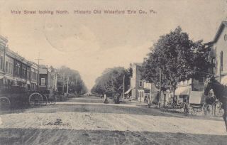 Historic Old Waterford,  Erie County,  Pa - Main Street Looking North