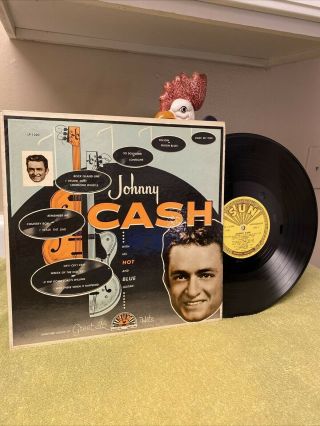 Johnny Cash Hot And Blue Guitar Sun 1220 Lp 1957 Elvis Jerry Lee Lewis