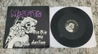 Misfits Die Die My Darling 1st Press Large Ring Hell - Bent Labels Samhain Danzig