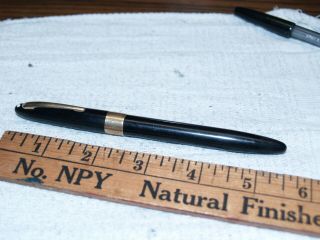 Sheaffer Black Lifetime Valiant Snorkel Fountain Pen With " M5 " Special Ni (9890)