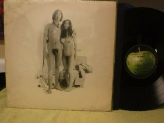 Orig.  1968 John Lennon Yoko Ono Two Virgins Uk Stereo Apple Lp Sapcor 2 beatles 3