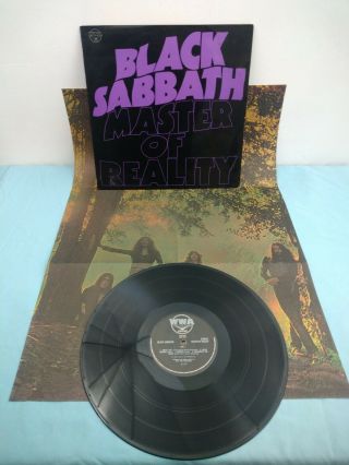 Black Sabbath Master Of Reality Lp Vinyl With Poster Wwa008 1973