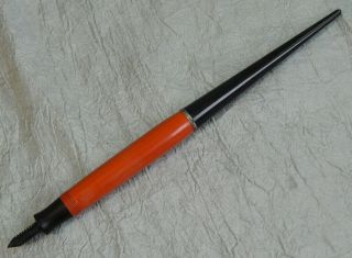 Vintage Parker Pen Duofold Fountain Desk Pen Black Taper 05 - R
