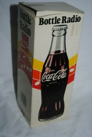 Vintage Coca - Cola Bottle Radio,  Nrmt With Box