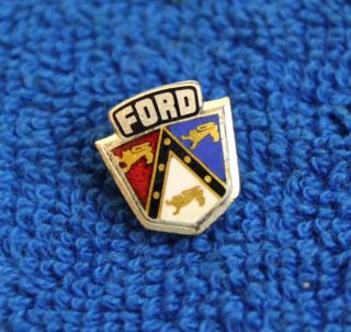Ford Crest Screw Back Pin Accessory F100 F150 Ranger F250 Blue Oval Flathead