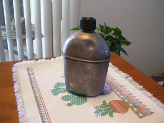Usgi Us Military Wwii Ww2 Us S.  M.  Co 1943 Steel Canteen Us Smco 1943