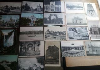 20 X Old Postcards Of India - Agra,  Calcutta,  Bombay,  Lucknow,  Etc,  Inc 