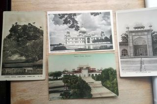20 x old postcards of India - Agra,  Calcutta,  Bombay,  Lucknow,  etc,  inc ' RP 2