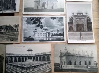 20 x old postcards of India - Agra,  Calcutta,  Bombay,  Lucknow,  etc,  inc ' RP 3