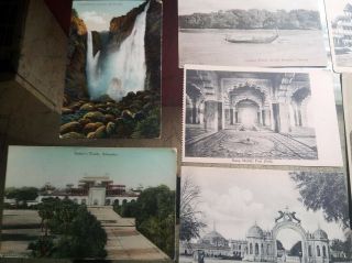 20 x old postcards of India - Agra,  Calcutta,  Bombay,  Lucknow,  etc,  inc ' RP 5