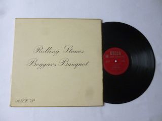 The Rolling Stones Beggars Banquet 1968 Mono Uk 1st Press Rock Vinyl Lp