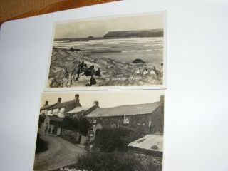Old Postcards Polzeath F A Maycock Cornwall C1926 Real Photographs Rp Posted