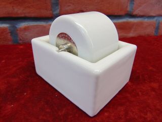 Vintage Sengbusch Ideal Stamp/envelope Moistener Roller White Porcelain