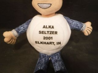 2001 Speedy Alka - Seltzer Figurative Advertising Mascot Toy Doll Martin Marketing 3